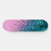 Tropisch strand Lady Glitter #8 Persoonlijk Skateboard (Horizontaal)