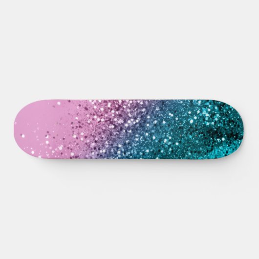 Tropisch strand Lady Glitter #8 Persoonlijk Skateboard (Horizontaal)