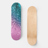 Tropisch strand Lady Glitter #8 Persoonlijk Skateboard (Voorkant)