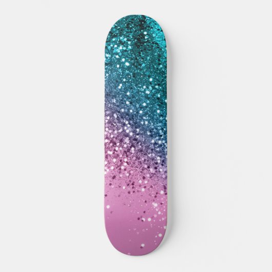 Tropisch strand Lady Glitter #8 Persoonlijk Skateboard (Voorkant)