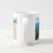 Tropisch strand landschap, Fiji Grote Koffiekop (Achterkant)