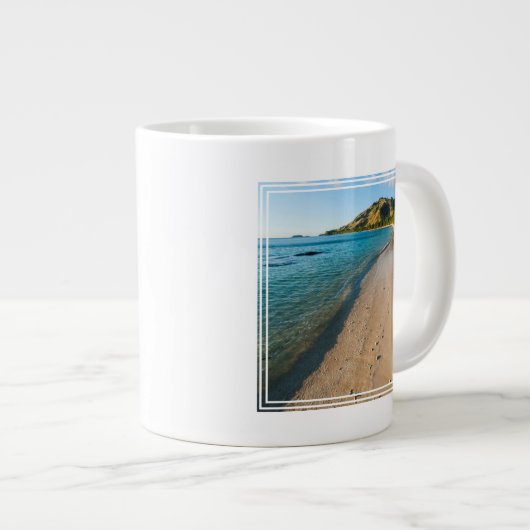 Tropisch strand landschap, Fiji Grote Koffiekop (Voorkant rechts)