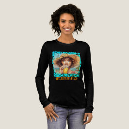 Tropisch strand, laten we naar het strand gaan Tri Tri-Blend Shirt