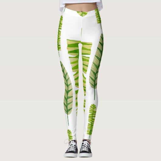 Tropisch strand leggings (Voorkant)