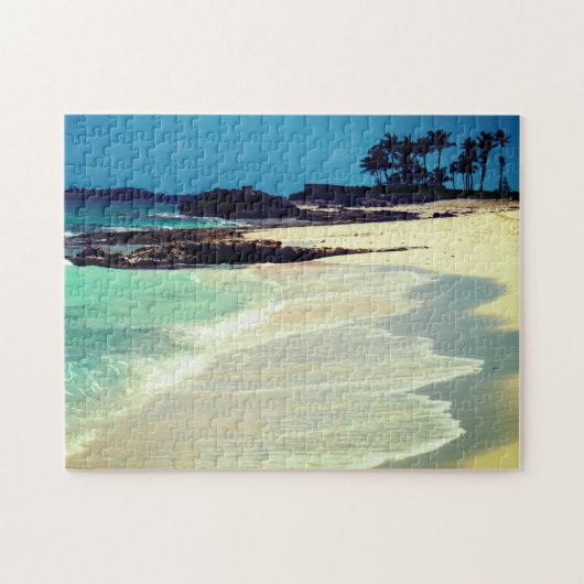 Tropisch strand legpuzzel (Horizontaal)