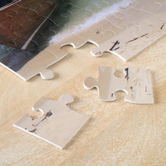 Tropisch strand legpuzzel (Zijkant)