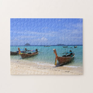 Tropisch strand legpuzzel