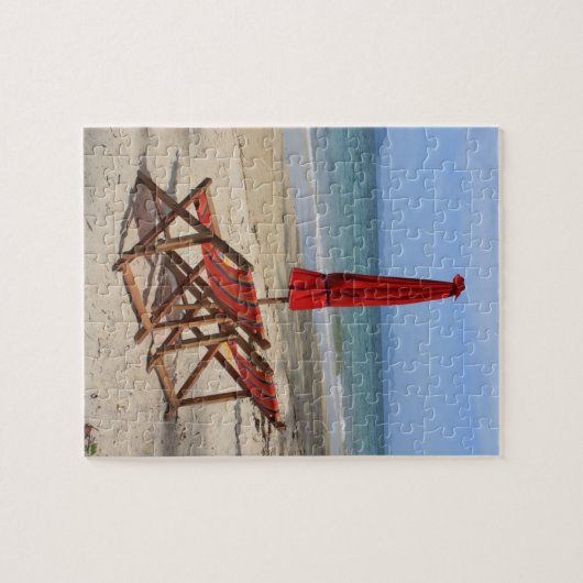 Tropisch strand legpuzzel (Horizontaal)