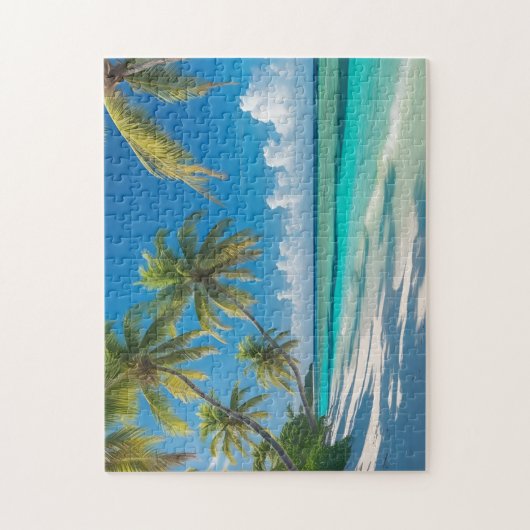Tropisch strand legpuzzel (Verticaal)