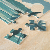 Tropisch strand legpuzzel (Zijkant)
