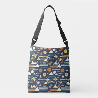 Tropisch strand leuk patroon crossbody tas
