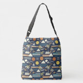 Tropisch strand leuk patroon crossbody tas (Achterkant)