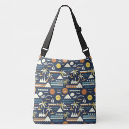 Tropisch strand leuk patroon crossbody tas