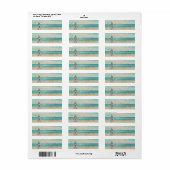 Tropisch,Strand,Lieve Kabouter,Sneeuwvlokken  Etiket (Full Sheet)