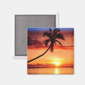 Tropisch strand magneet (Voorkant / Achterkant)