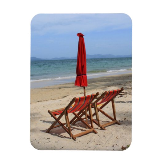 Tropisch strand magneet (Verticaal)