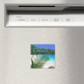 Tropisch strand Magnet (Insitu (Vaatwasser))