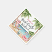 Tropisch Strand Meisjes Weekend Afscheid Van Het J Servet (Hoek)