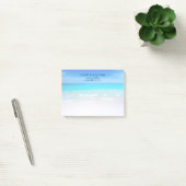 Tropisch strand met een Turquoise Zee bruiloft Post-it® Notes (Kantoor)