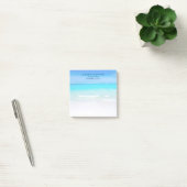 Tropisch strand met een Turquoise Zee bruiloft Post-it® Notes (Kantoor)