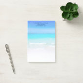Tropisch strand met een Turquoise Zee bruiloft Post-it® Notes (Kantoor)
