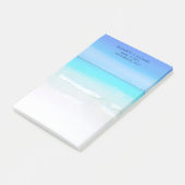 Tropisch strand met een Turquoise Zee bruiloft Post-it® Notes (Schuin)
