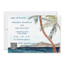 Tropisch strand met gevechtsband