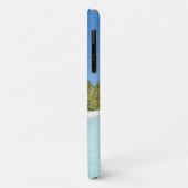 Tropisch strand met palmen Case-Mate iPhone hoesje (Achterkant/links)