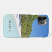 Tropisch strand met palmen Case-Mate iPhone hoesje (Achterkant (horizontaal))