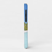 Tropisch strand met palmen Case-Mate iPhone hoesje (Achterkant/links)