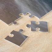 Tropisch strand met palmen legpuzzel (Zijkant)