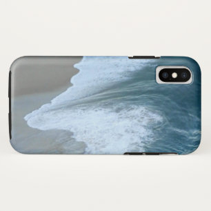 Tropisch strand met turkooiswater, golfslag en zan Case-Mate iPhone case