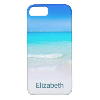Tropisch strand met Turquoise-Zee