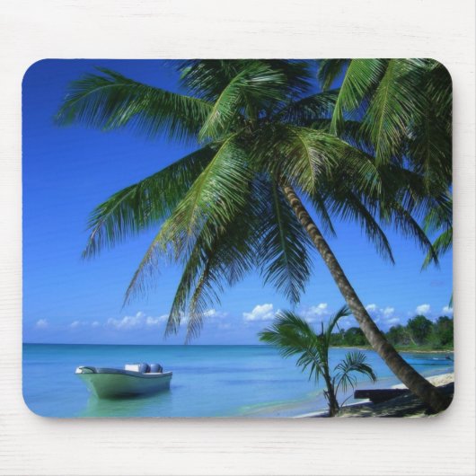 Tropisch strand Mousepad Muismat (Voorkant)