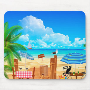 Tropisch strand muismat