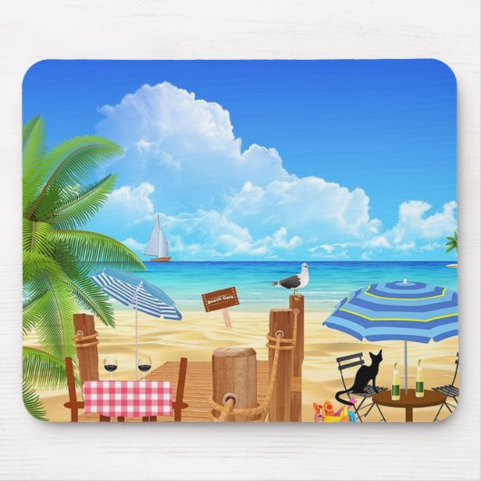 Tropisch strand muismat (Voorkant)