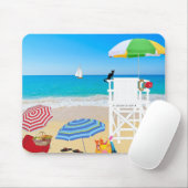 Tropisch strand muismat (Met muis)