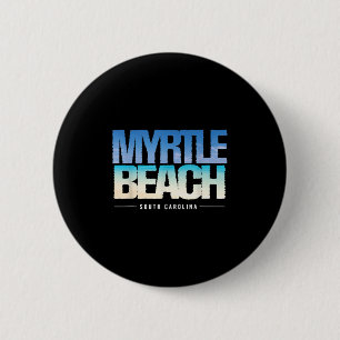 tropisch strand Myrtle Beach South Carolina Ronde Button 5,7 Cm