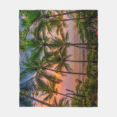 Tropisch strand | Nationaal park Corcovado Fleece Deken (Voorkant)