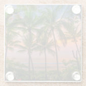 Tropisch strand | Nationaal park Corcovado Glazen Onderzetter (Achterkant)