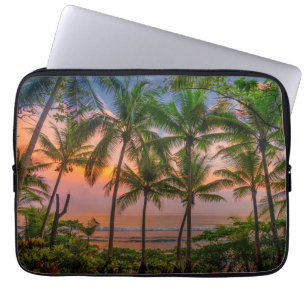 Tropisch strand   Nationaal park Corcovado Laptop Sleeve
