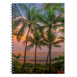 Tropisch strand Nationaal park Corcovado Notitieboek