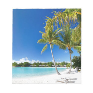 Tropisch strand notitieblok
