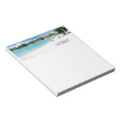 Tropisch strand notitieblok (Schuin)