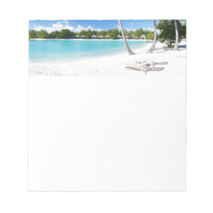 Tropisch strand notitieblok