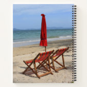 Tropisch strand notitieboek (Achterkant)