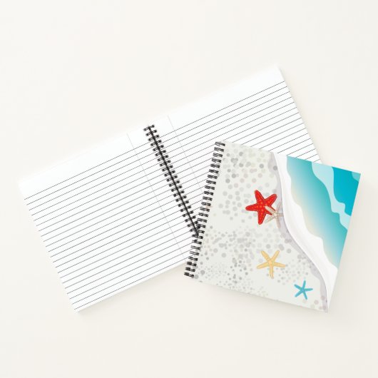 Tropisch strand notitieboek (Binnen)