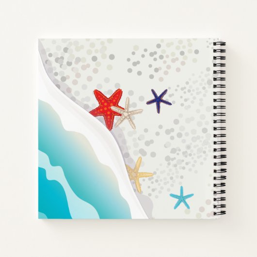 Tropisch strand notitieboek (Achterkant)