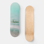 Tropisch strand oceaan zeesterren koele kunst aan  persoonlijk skateboard (Voorkant)