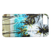 Tropisch strand Ocean Custom iPhone 7 hoesje (Achterkant (Horizontaal))